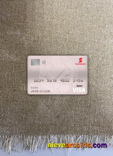 Chile Scotiabank visa debit card photolook